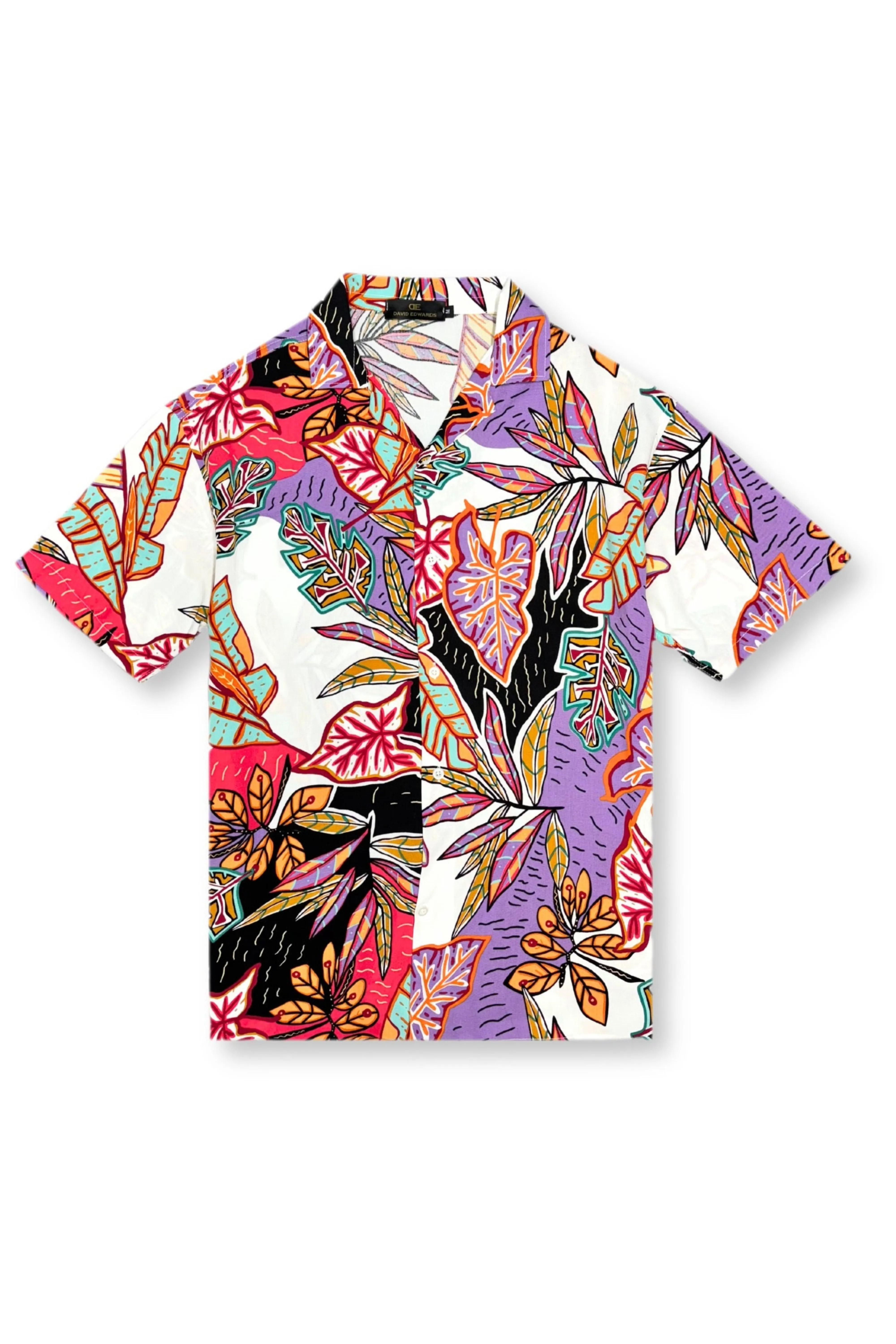 Breathable mesh Red Flash Dales Tropical Revere Collar Shirt