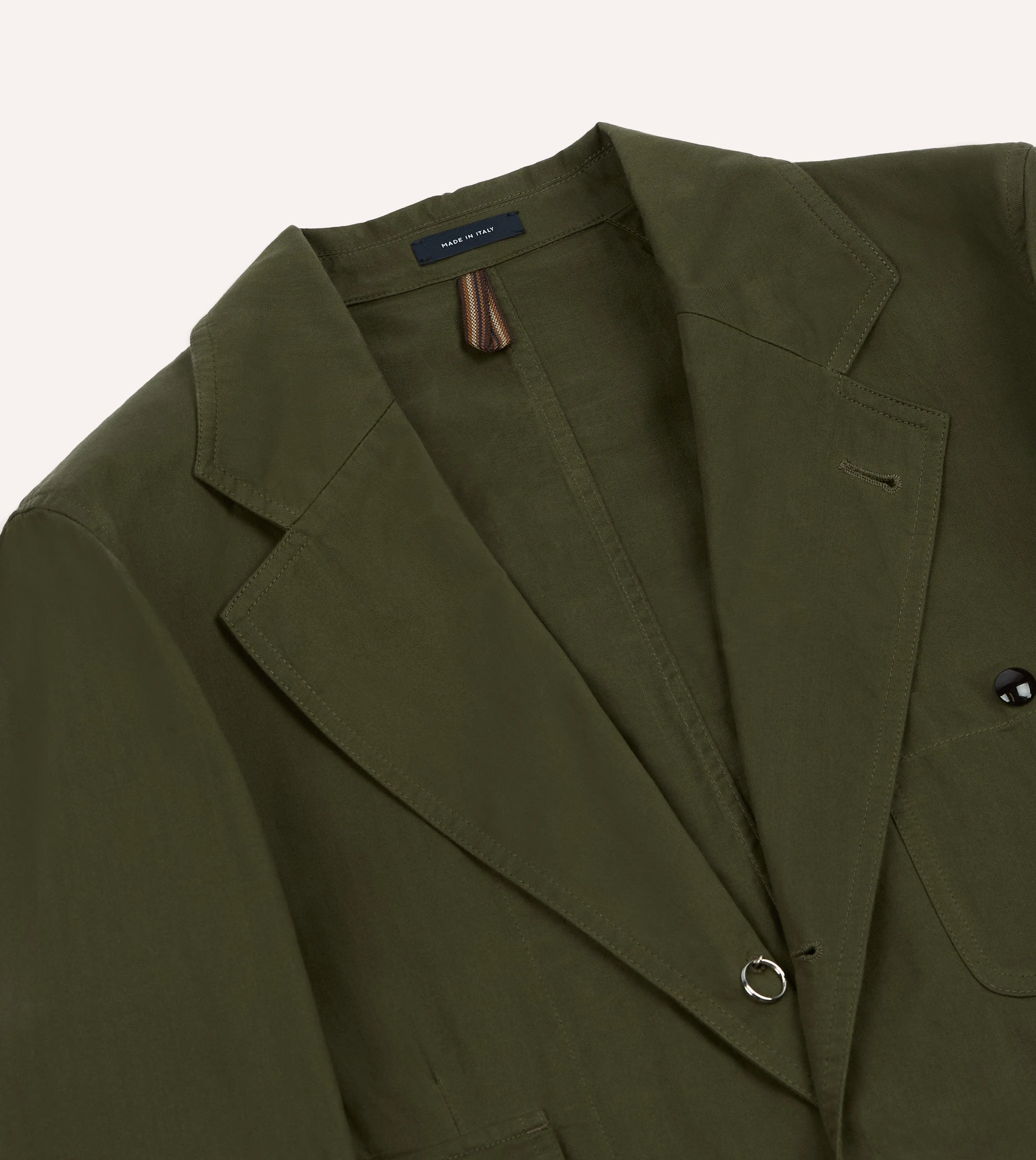 Poly Blend Drake??s and New Balance Waxed Herringbone Cotton Games Blazer