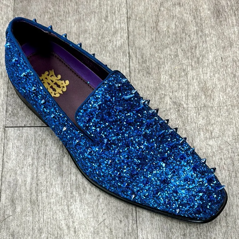 Foot Support Exclusive Formal Dress Shoe Royal Blue 6788