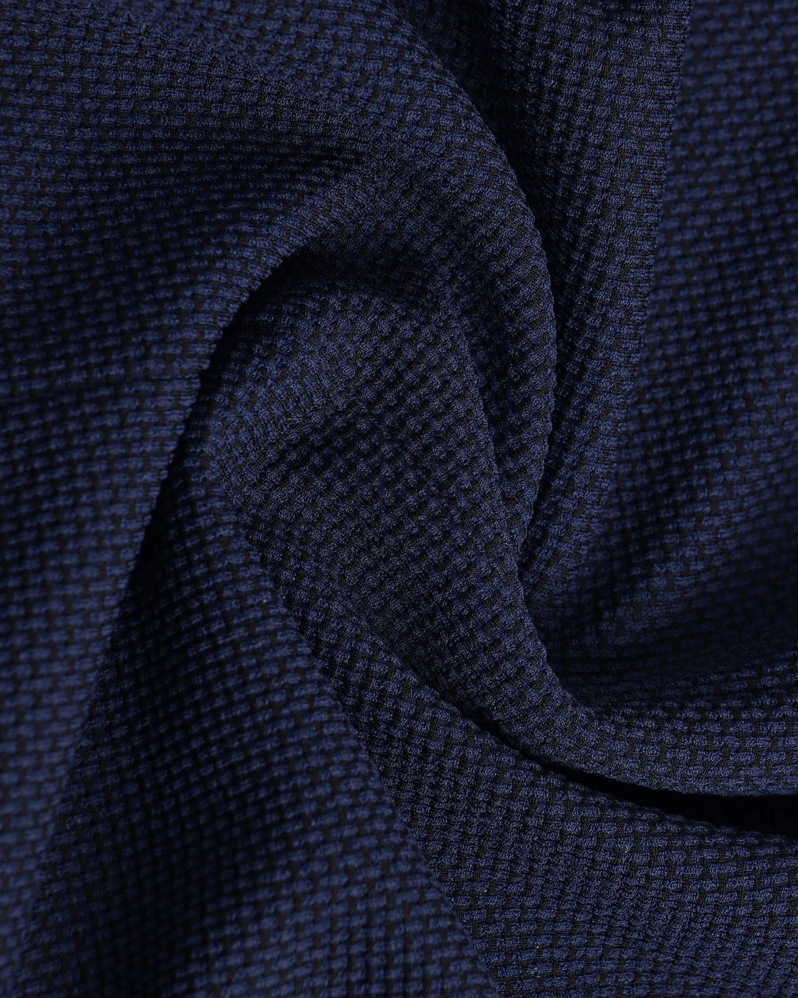 Navy Textured Blazer - Campari Eco Friendly