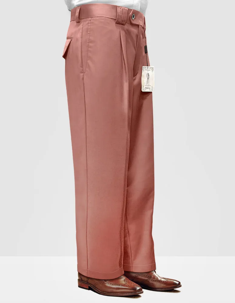 MAUVE WIDE LEG DRESS PANTS Travel Ready