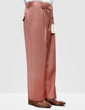 MAUVE WIDE LEG DRESS PANTS Wide fit Quick Adjust Fit