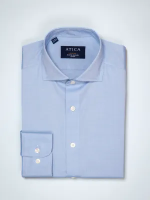 Mature Elegance Boston Blue Pinpoint Shirt