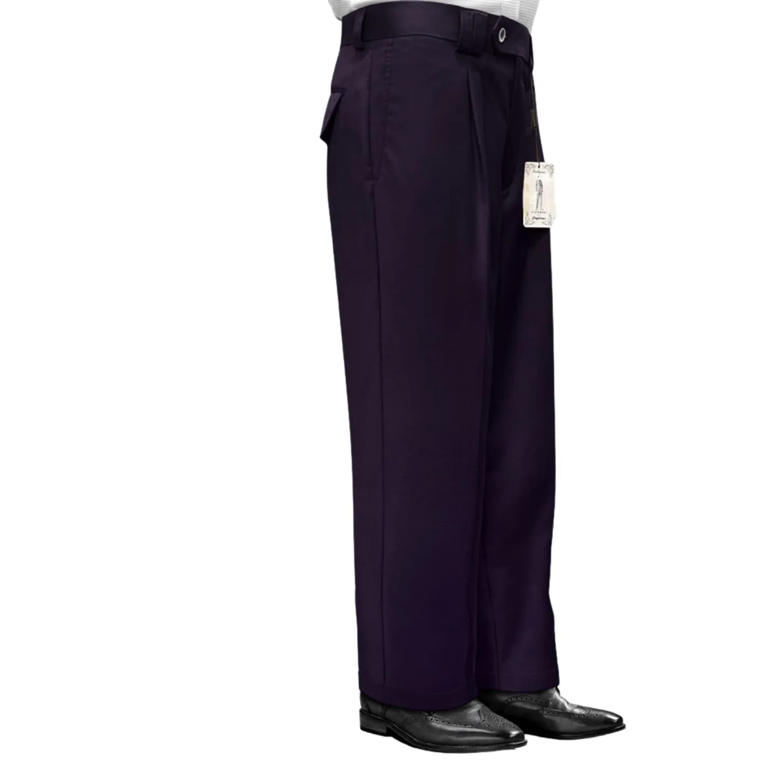 Chill Style Chill Wear Centauri Collection: Eggplant Wide-Leg Pants