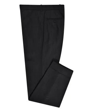 Washable Wool Dark Grey Dress Pant QuickReleaseFastenings Comfort Base