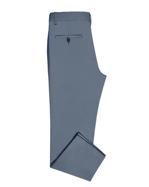 Genoa Chino Pant Blueish Grey Soft Touch Material Tight Fit
