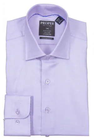 Customizable Design Durable Buttons PROPER SHIRTINGS LAVENDER CONTEMPORARY FIT REGULAR CUFF P205ET0R-LAV