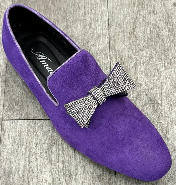 Low Impact Design Exclusive Formal Dress Shoe Purple FOWLER