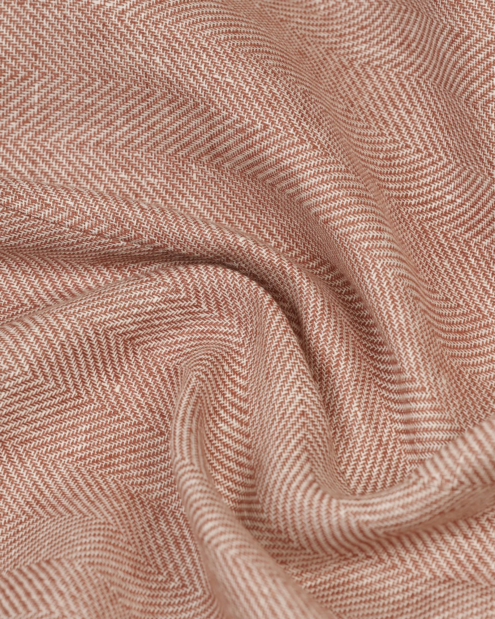 Linen Formal Rust Textured Blazer - Nero Flexible Daily Fit