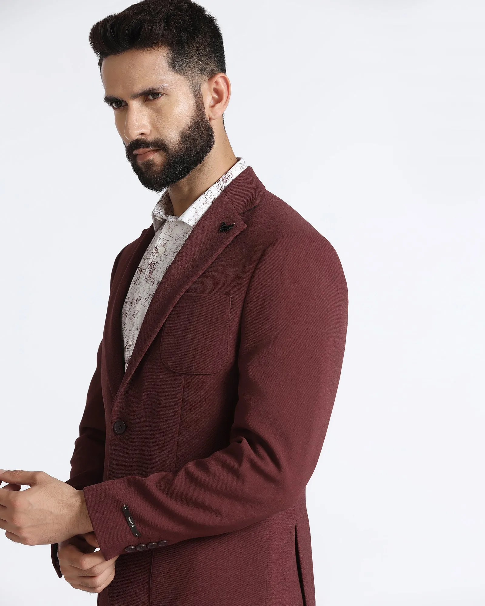 Rust Solid Blazer - Modelo MagneticClosure