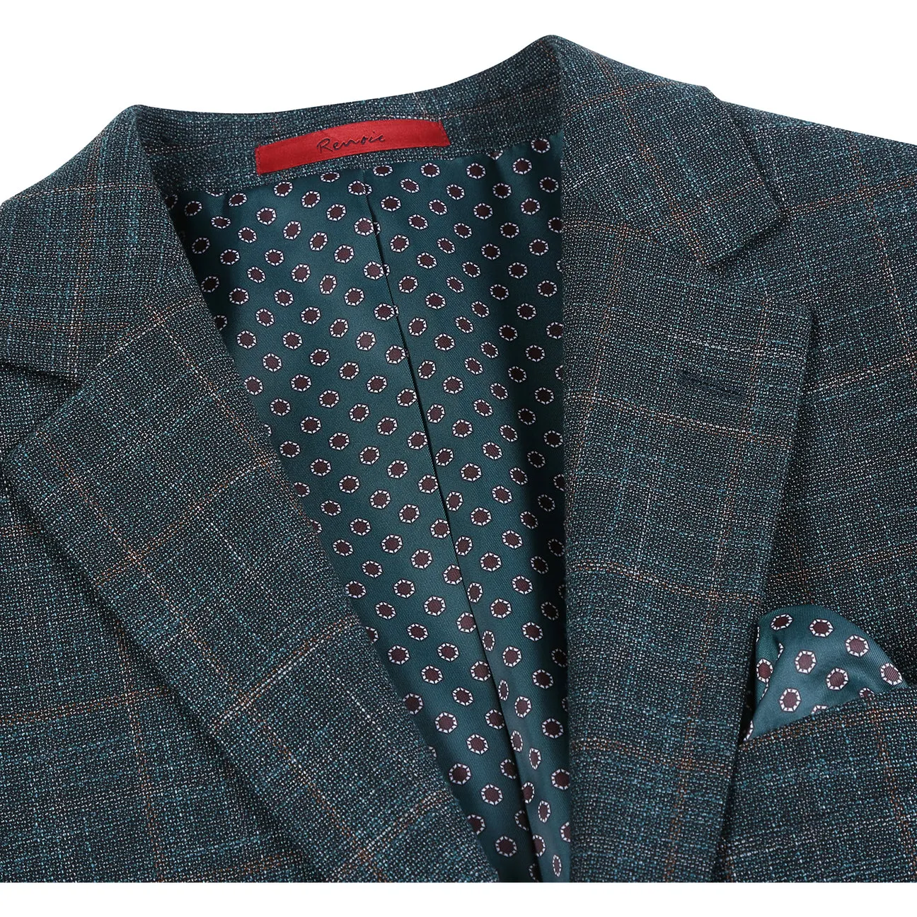 Cheap Nice Alessandro Vitello by Renoir New Slim Fit Blazer Green 294-48