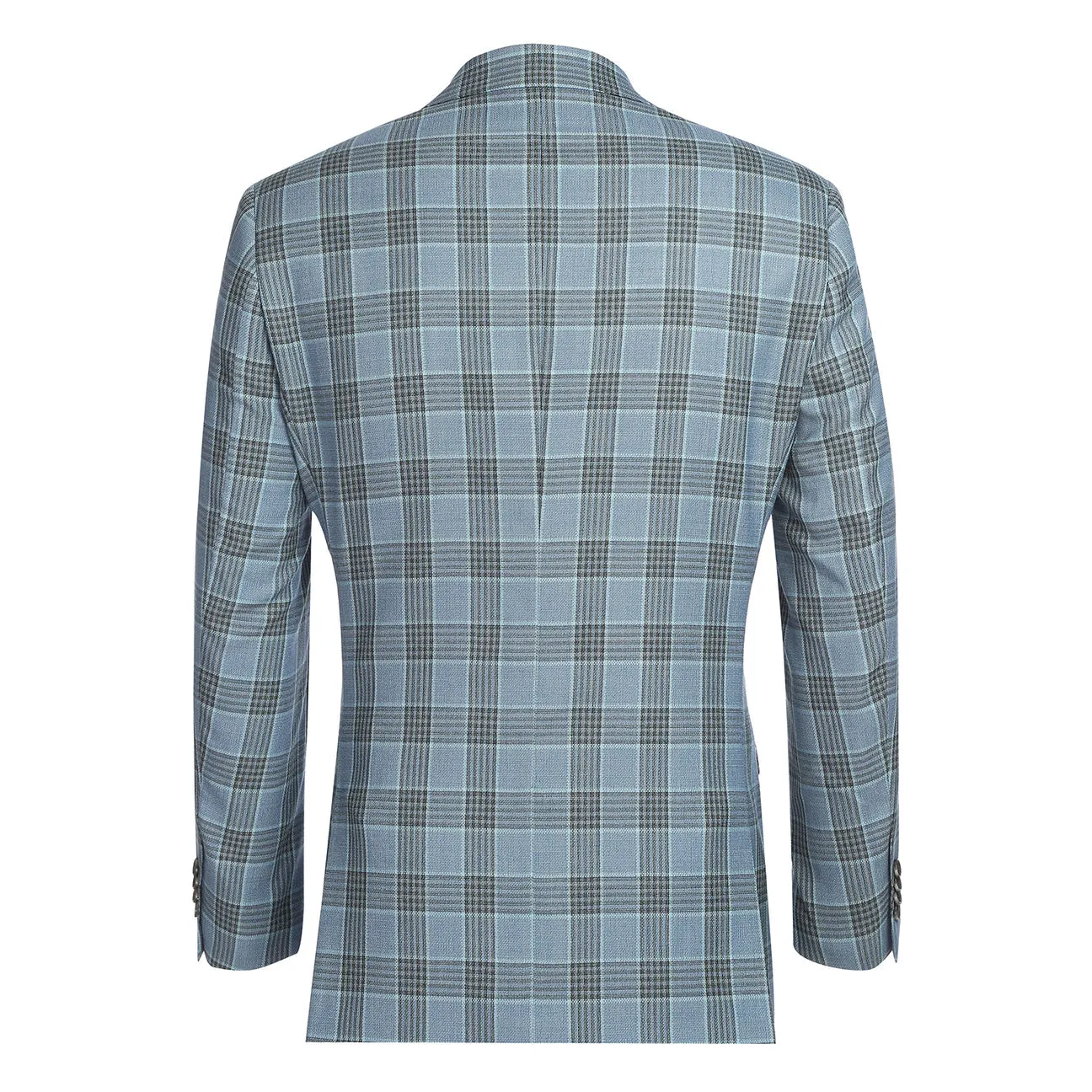 Alessandro Vitello by Renoir New Slim Fit Wool Steel Blue Blazer 565-14 Go Anywhere Wear Eco Conscious Dye Process