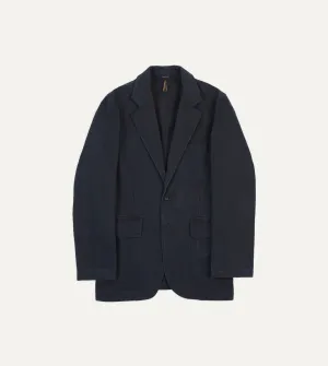 Pastel Shade Utility Pockets Dark Navy Heavy Cotton Twill Games Blazer Mk. I