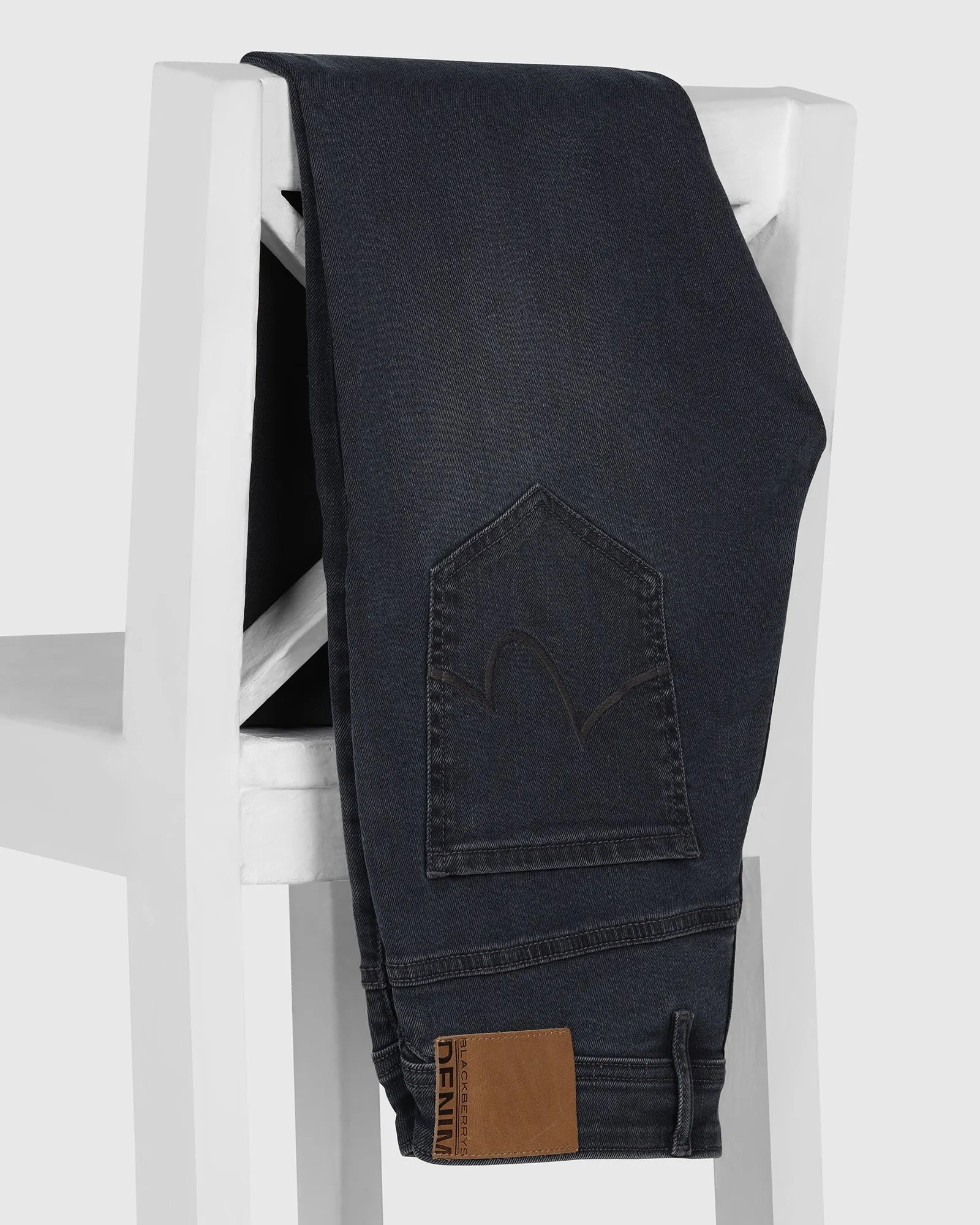 Everyday Layer Non Restrictive Thigh Superflex Slim Yonk Fit Black Jeans - Kyla