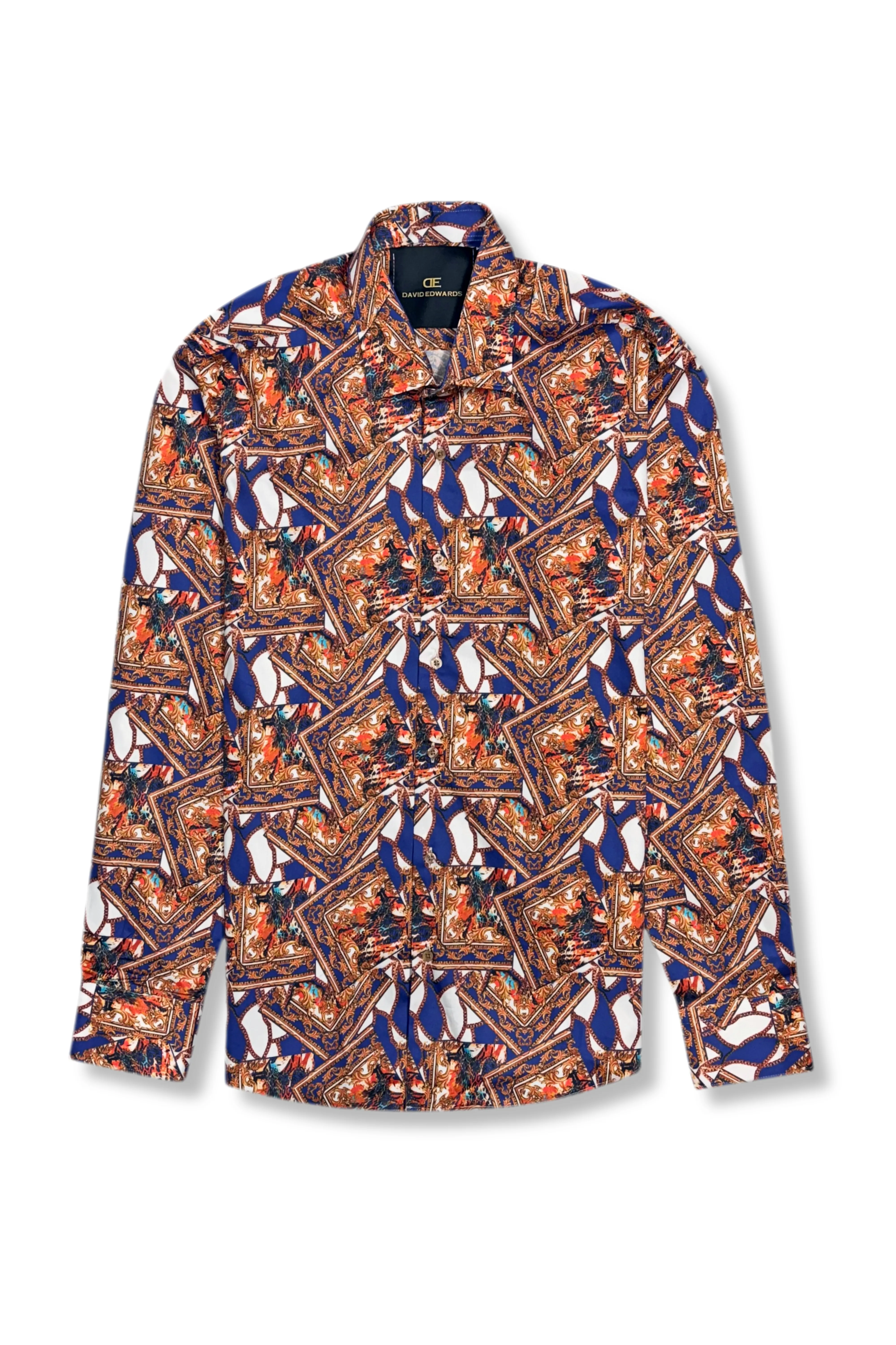 Cool Vest Dato Long Sleeve Button Down Shirt