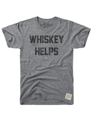 Whiskey Helps T-Shirt Fashion Must-Have futuristic