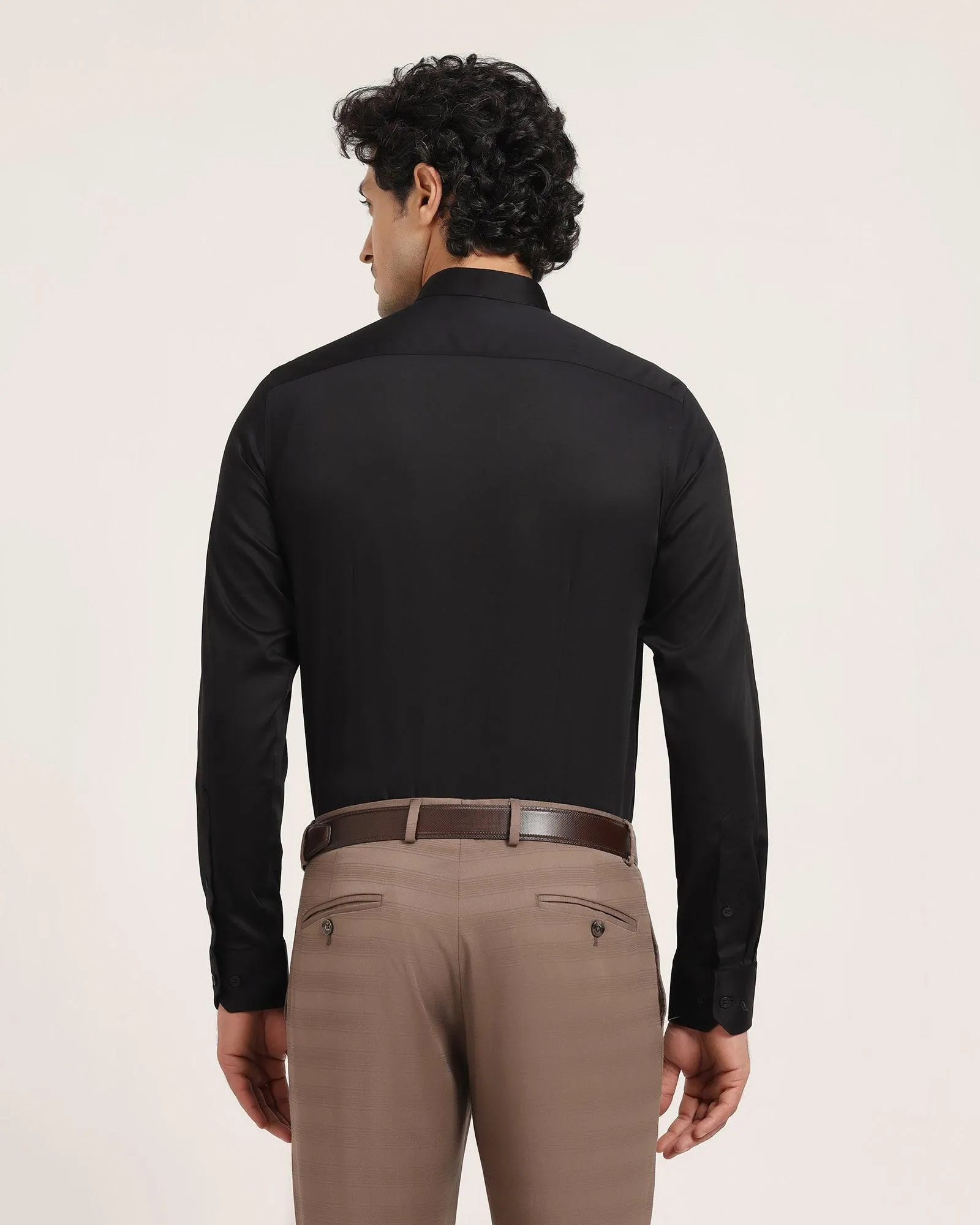 Must Haves Formal Black Solid Shirt - Sailor Weekend Style