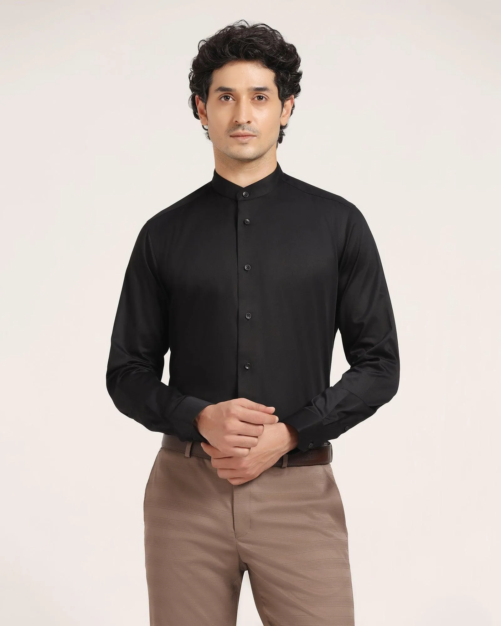 Must Haves Formal Black Solid Shirt - Sailor Bold Hue