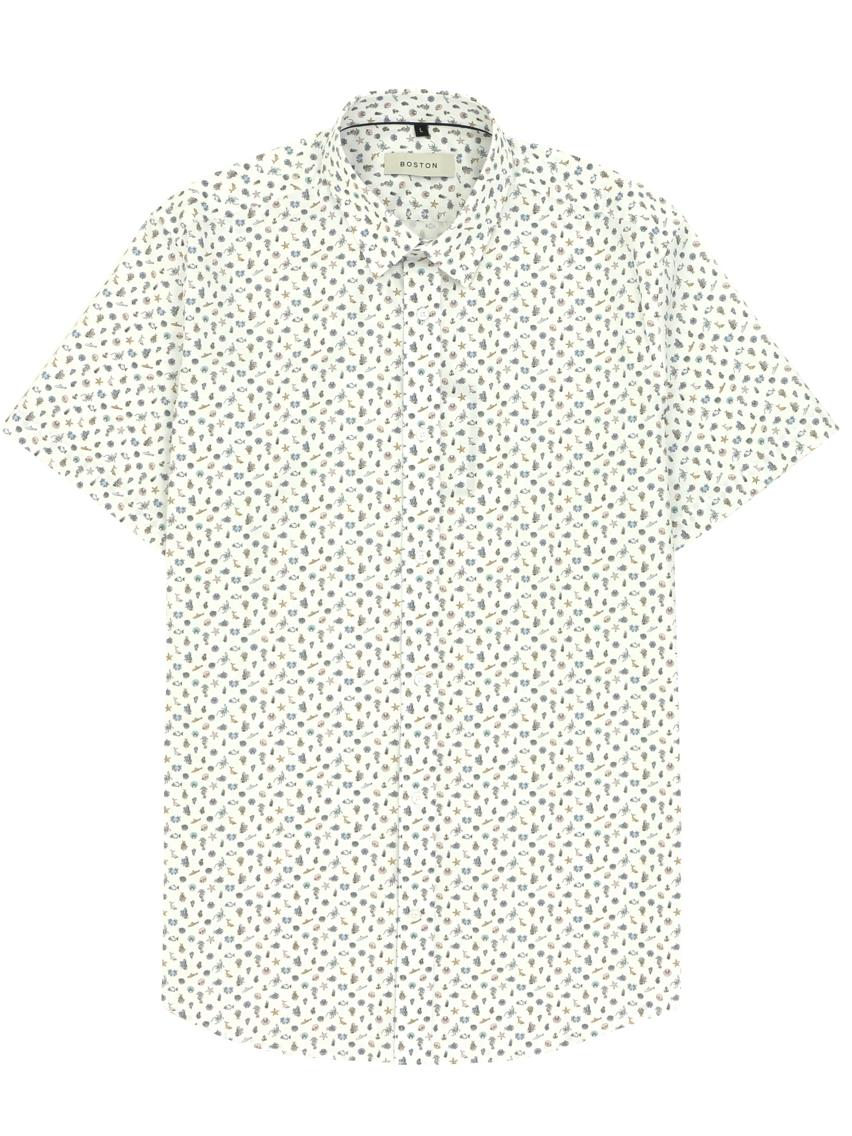 Sel Sea Creatures Print Summer Shirt Soft touch finish networking event