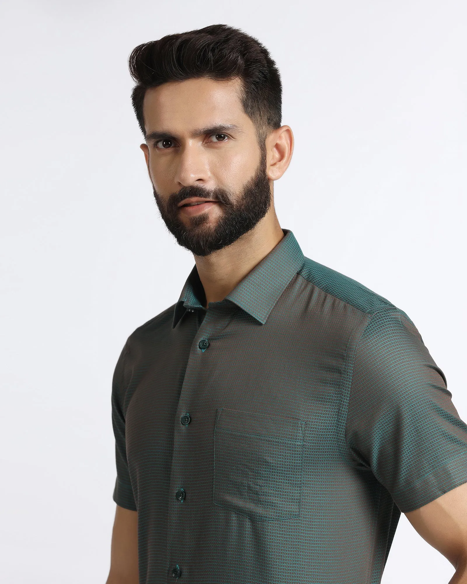 Beetle Textured Shirt - Recite Odor control