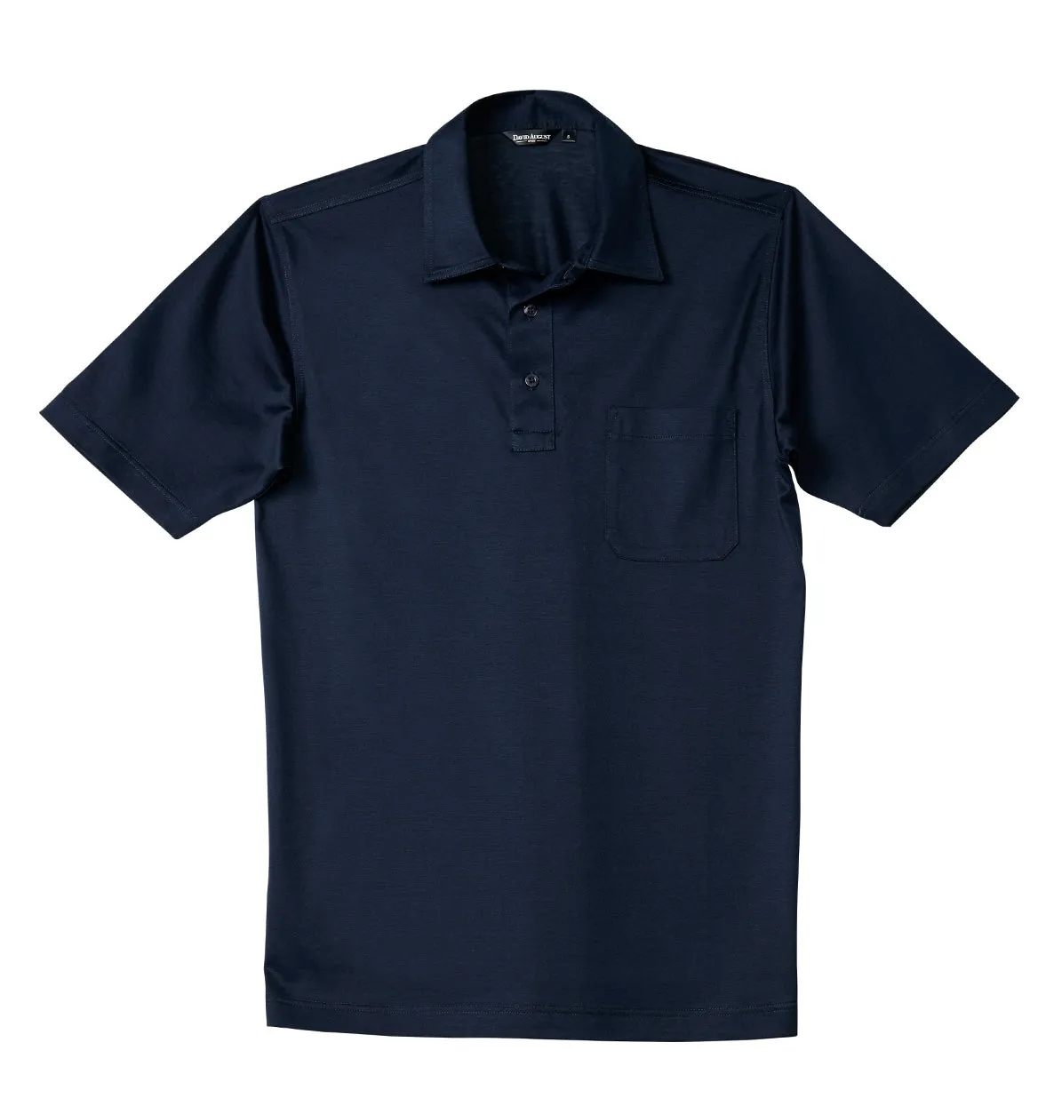David August Mercerized Cotton Polo Navy Gym To Office