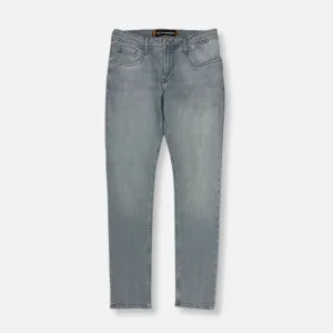 Sharp Finish No Fuss Style De'Franco Tapered Fit Jeans