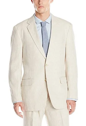 Light Day Jacket ReinforcedStressPoints Palm Beach Bradley Natural Linen Coat Big and Tall