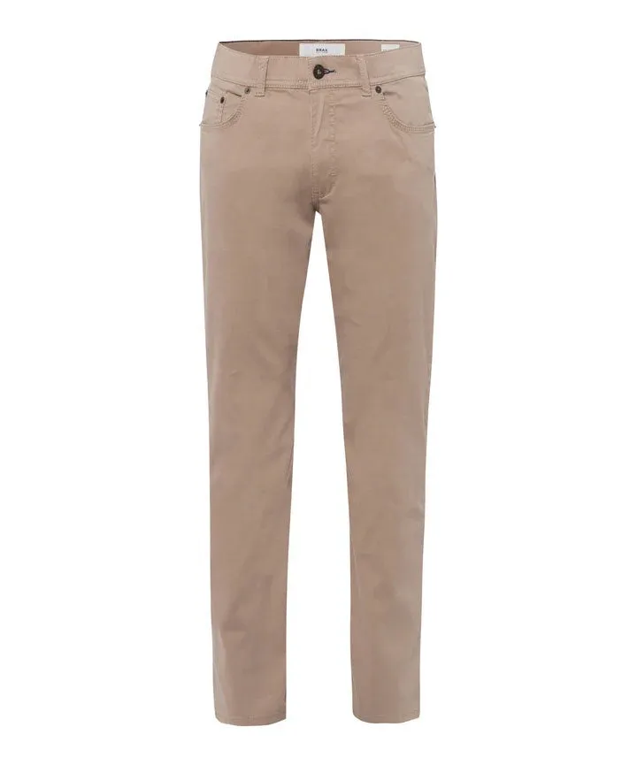 Outdoor Use Brax Marathon 4-Seasons Pant in Beige- Cooper 5 Pocket Model