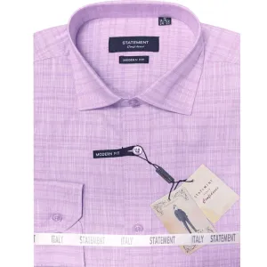 Sedna Collection: High-Quality Lavender Self-Textured Modern Fit Men's Dress Shirt Hiking Gear