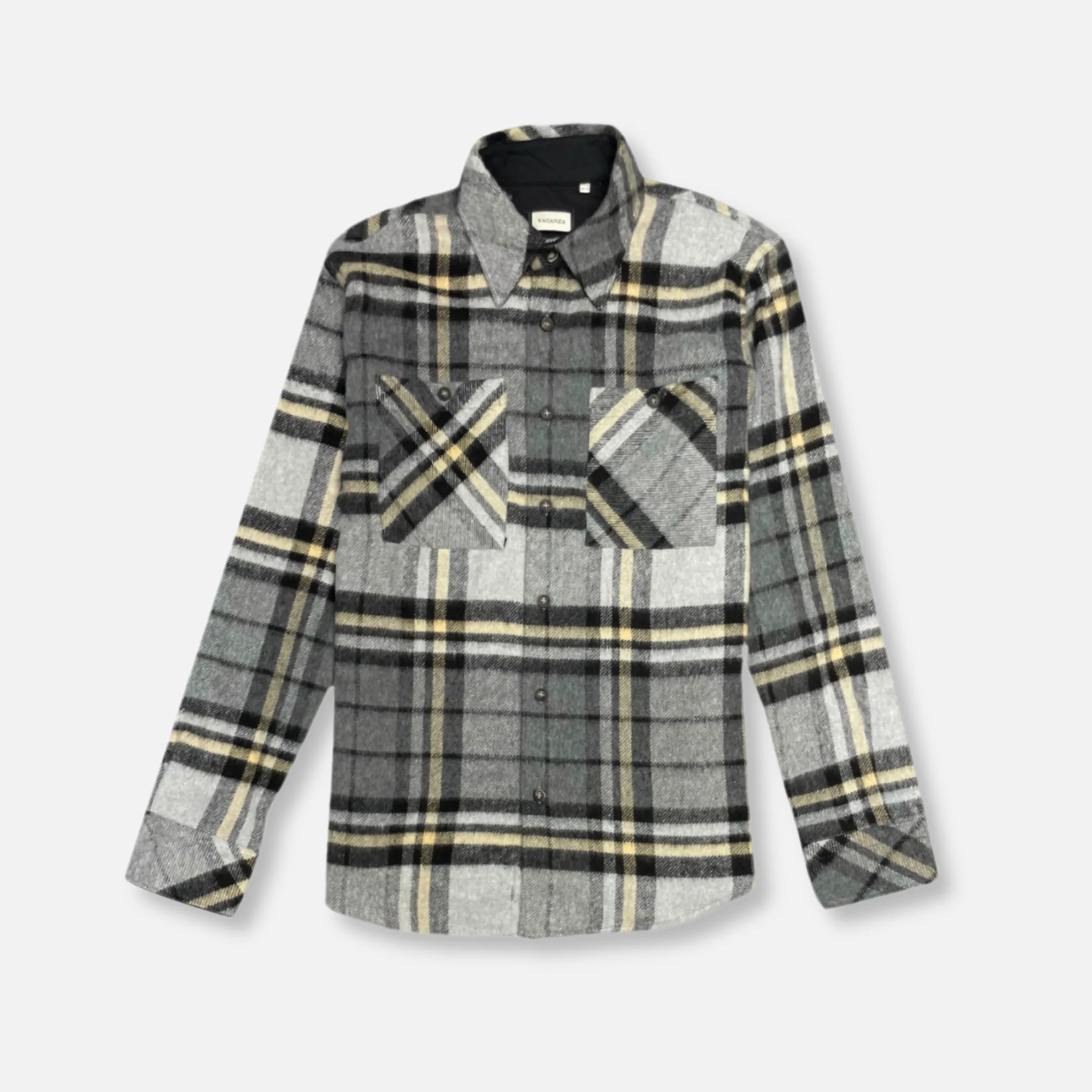 Vacanti Plaid Flannel Shirt Japan Neat Relaxed Cut