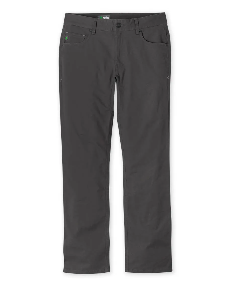 Stio Mens Rivet Canvas Pant in Raven Chic Comfort Smart Design