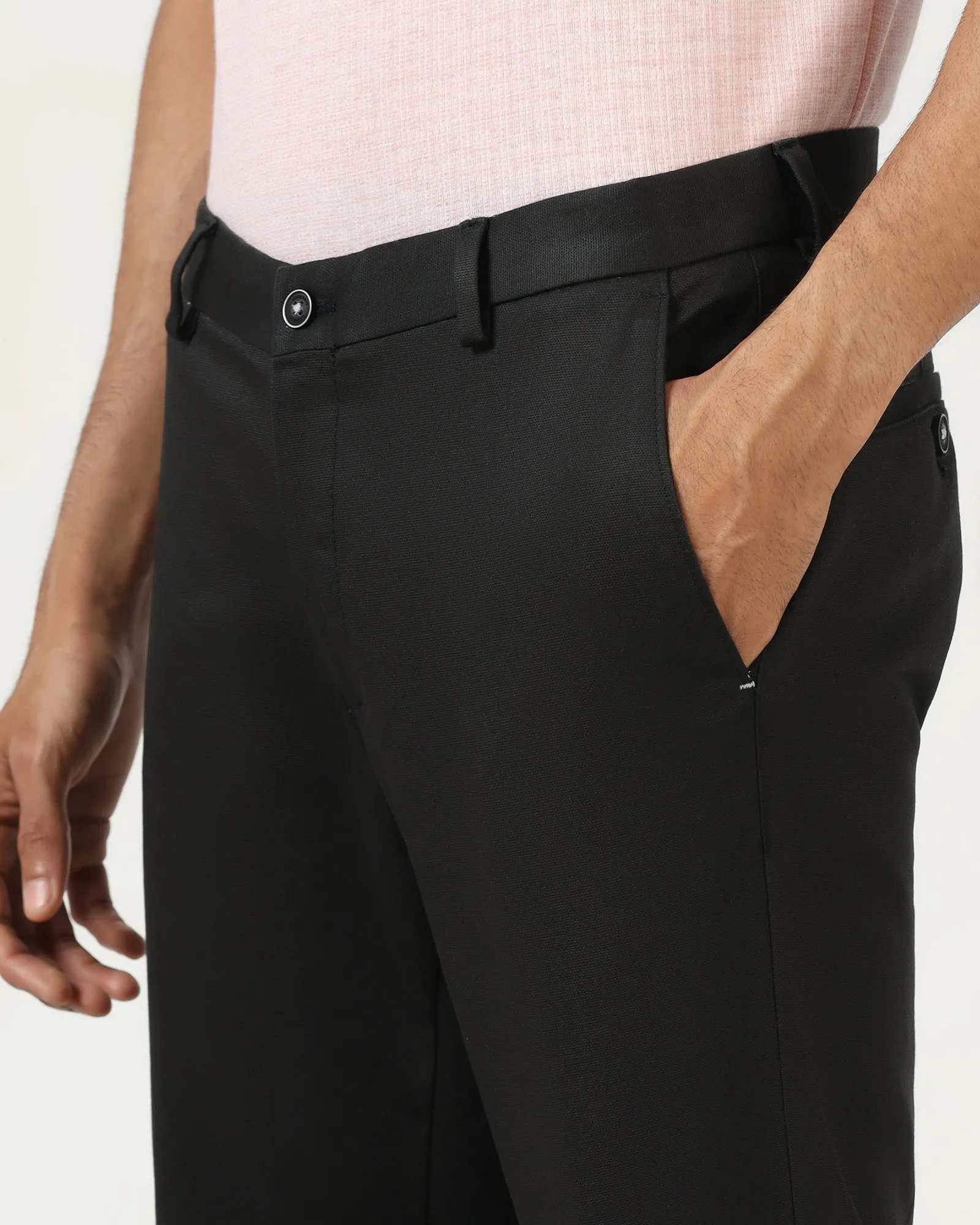 Charcoal Textured Khakis - Brook Neutral Style Cozy Design