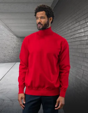 DoubleLayered RED TURTLE NECK