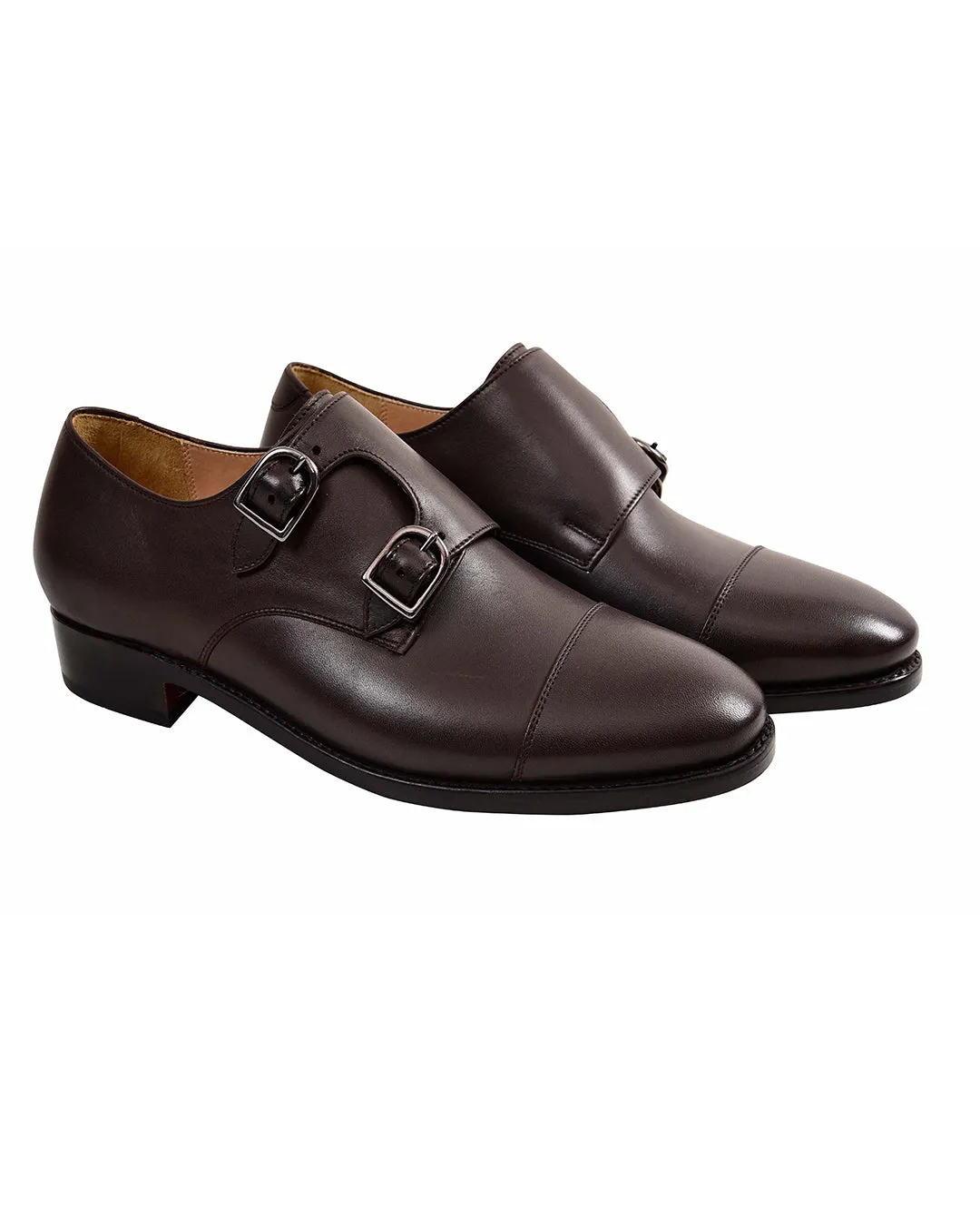 Double Monk Strap Brown Free Pace