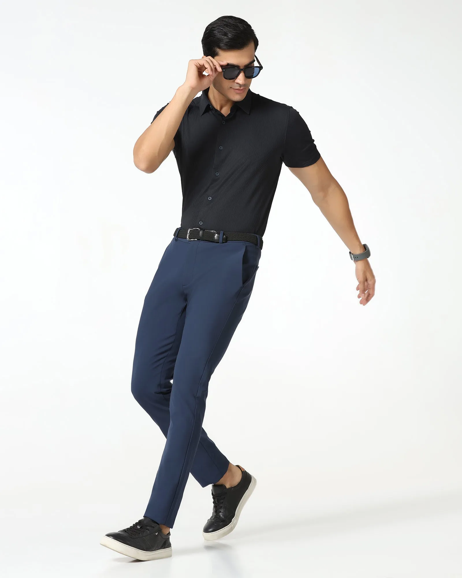 Durable Construction Indoor Comfort Blue Techpro Textured Khakis - Guss