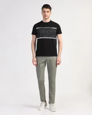 Zip-off legs Slim Comfort B-95 Casual Olive Solid Khakis - Lab