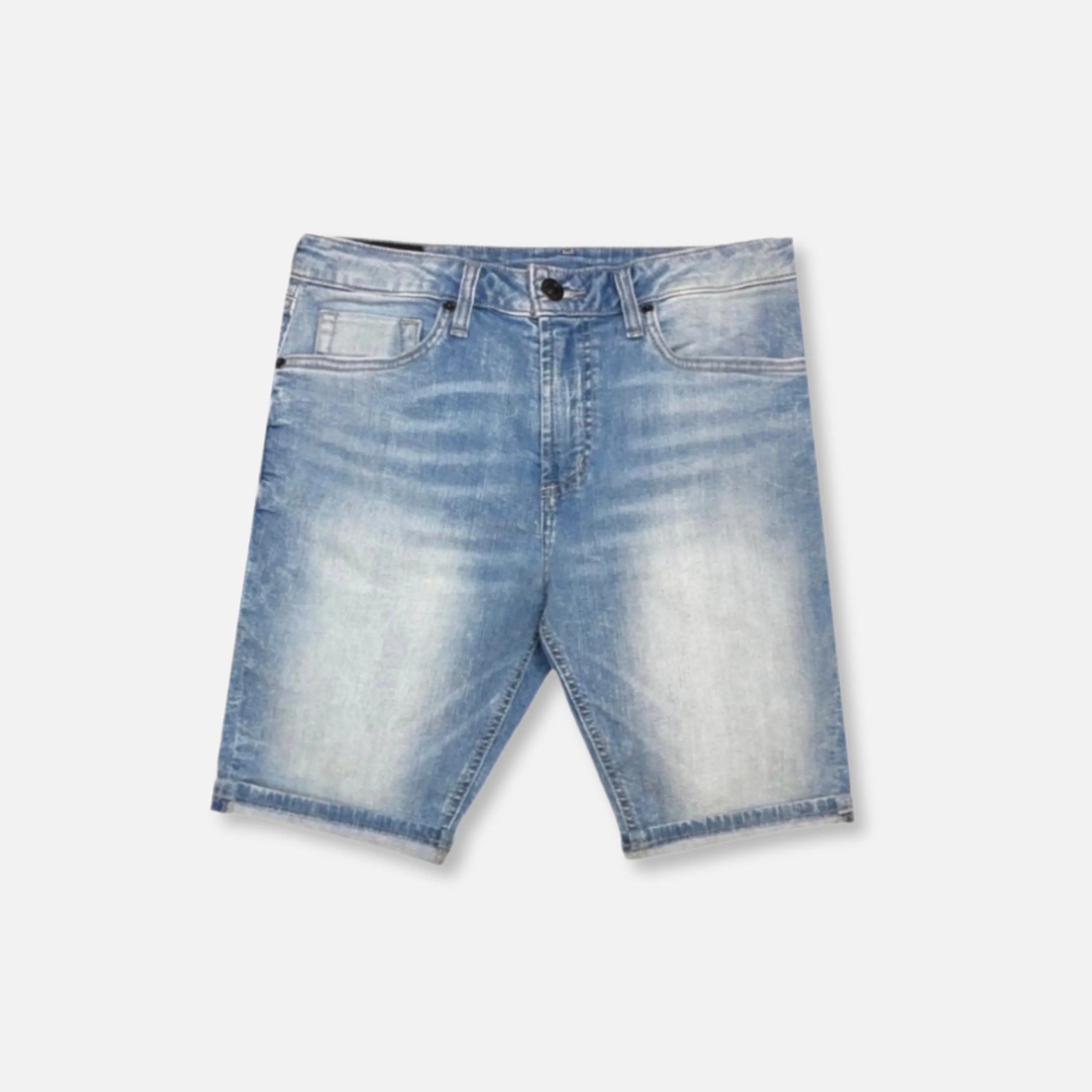 Bandele Parker X Denim Shorts stain resistant coating
