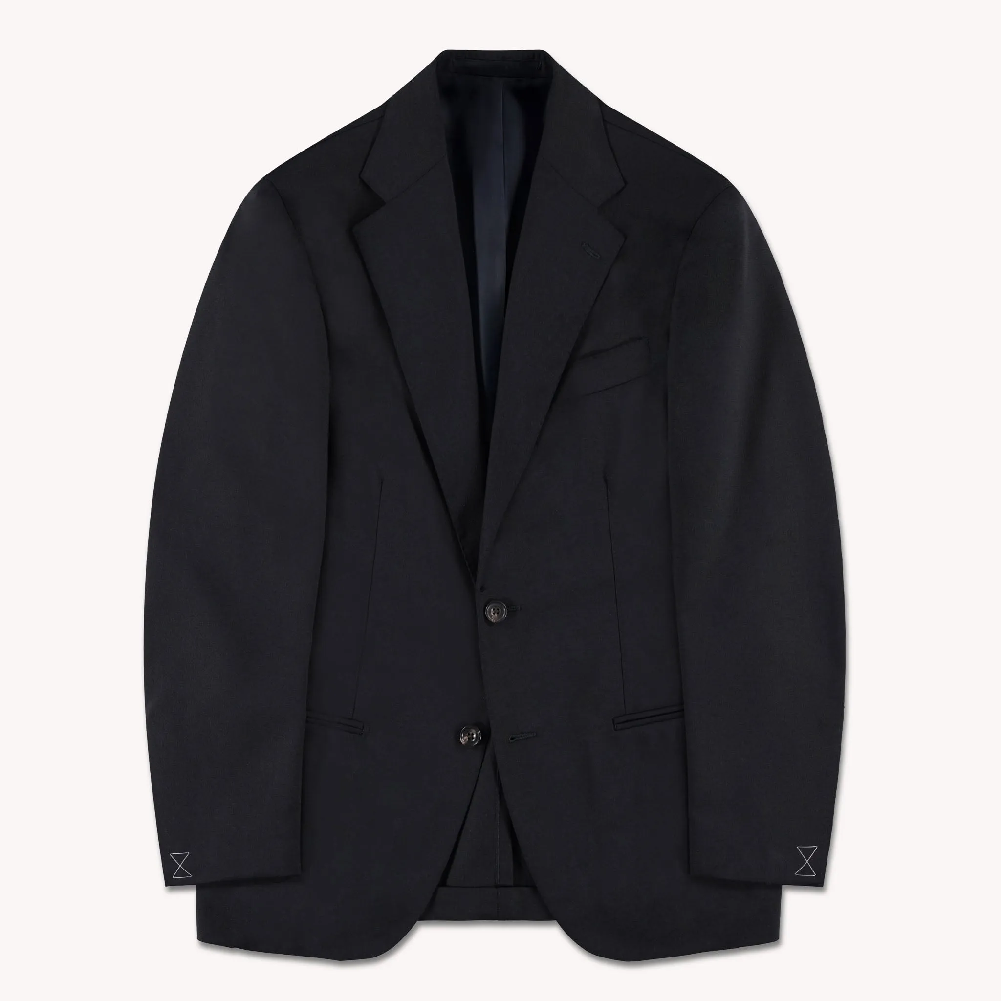 All Year Use Practical Layer Navy High Twist Single Breasted Waverly Suit