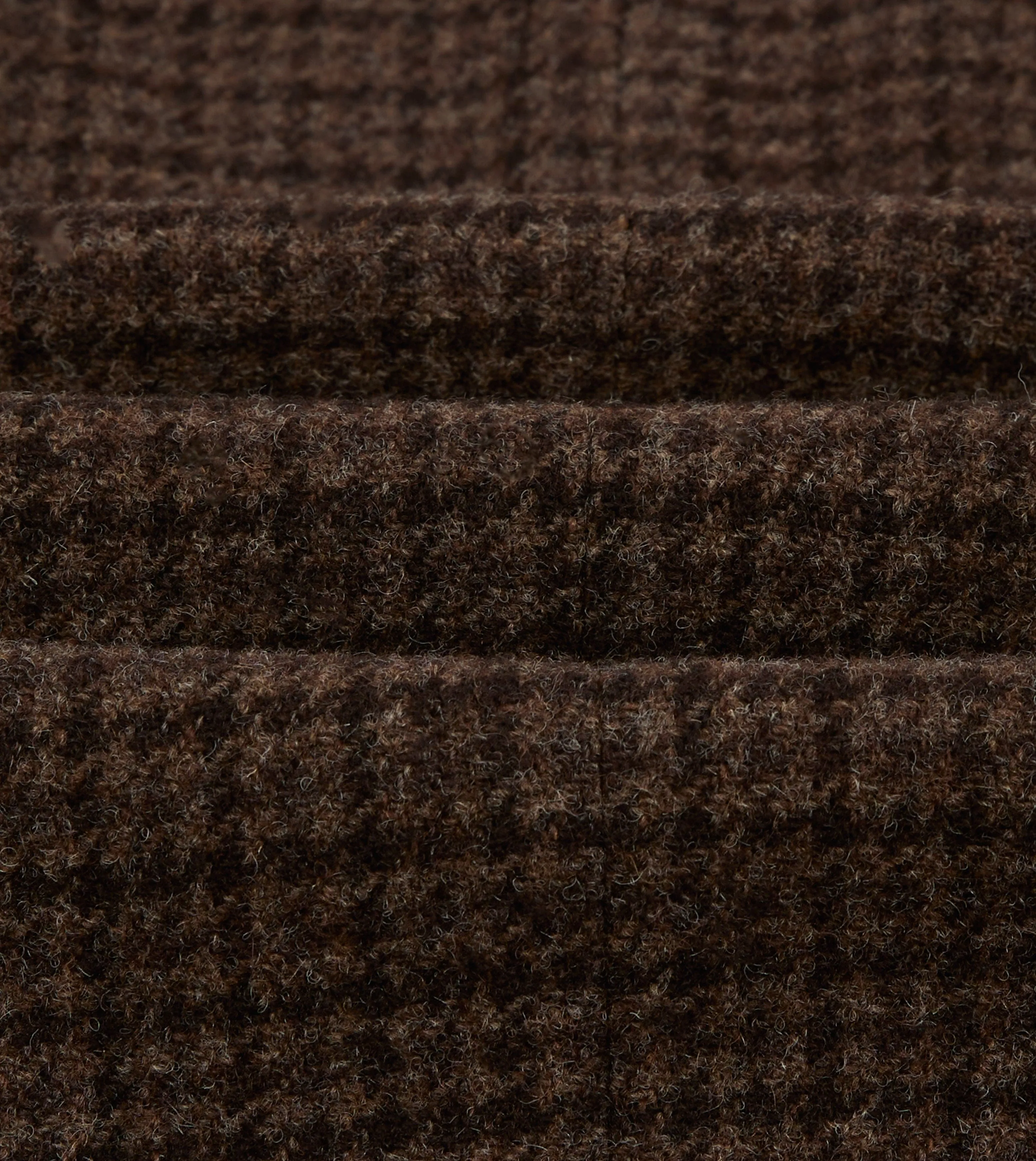 Brown Houndstooth Check Tweed Blazer Weekend Casual Easy Clean Material