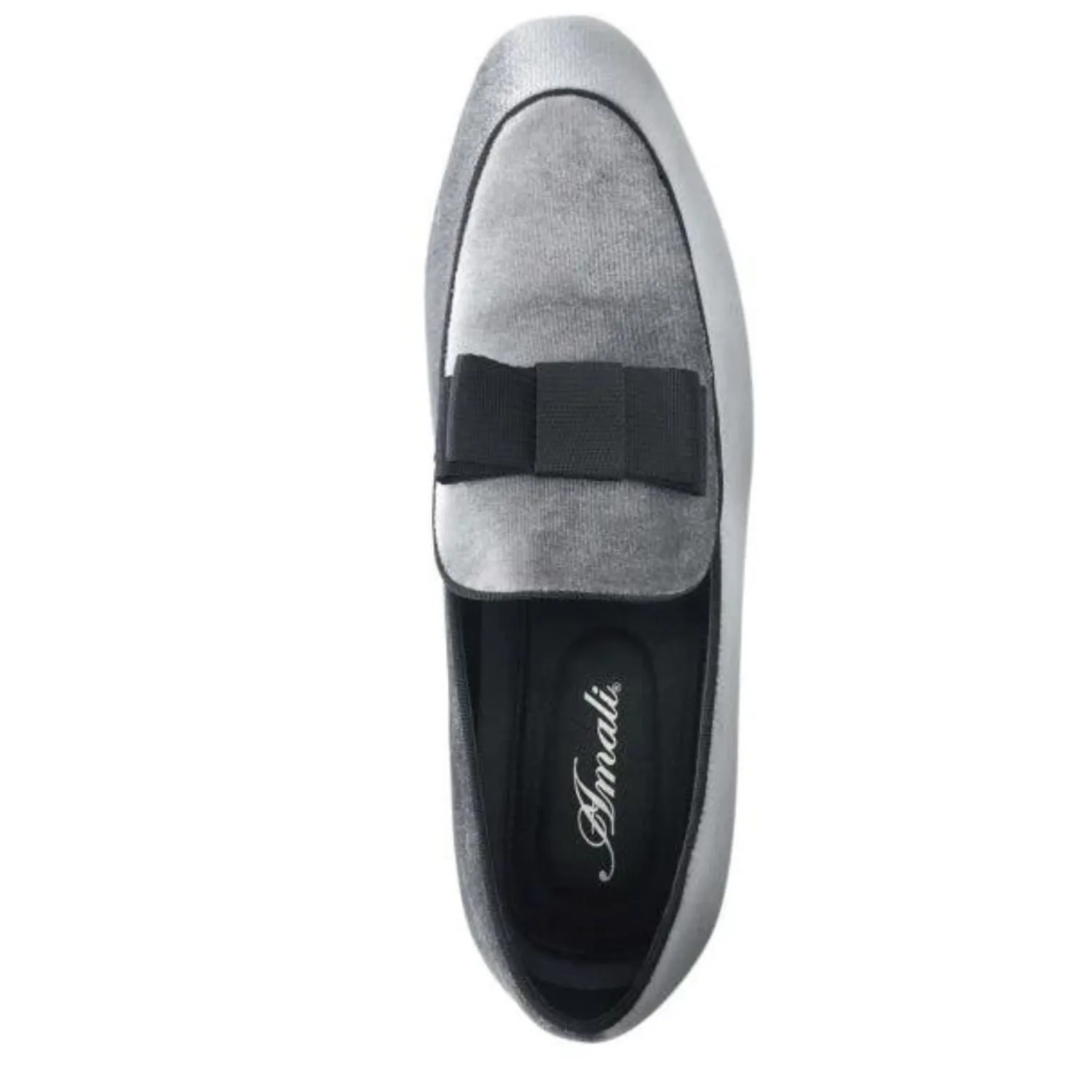 Silhouette Shadows: Charcoal Grey Smoking Slip-On Loafer Shoes Fast Guard Leather Lining