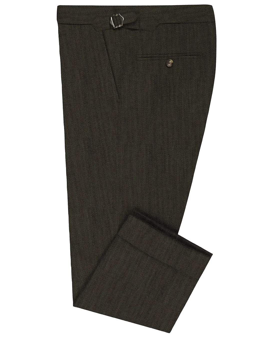 VBC: Brown Grey Twill Essential Waist Roomy Fit
