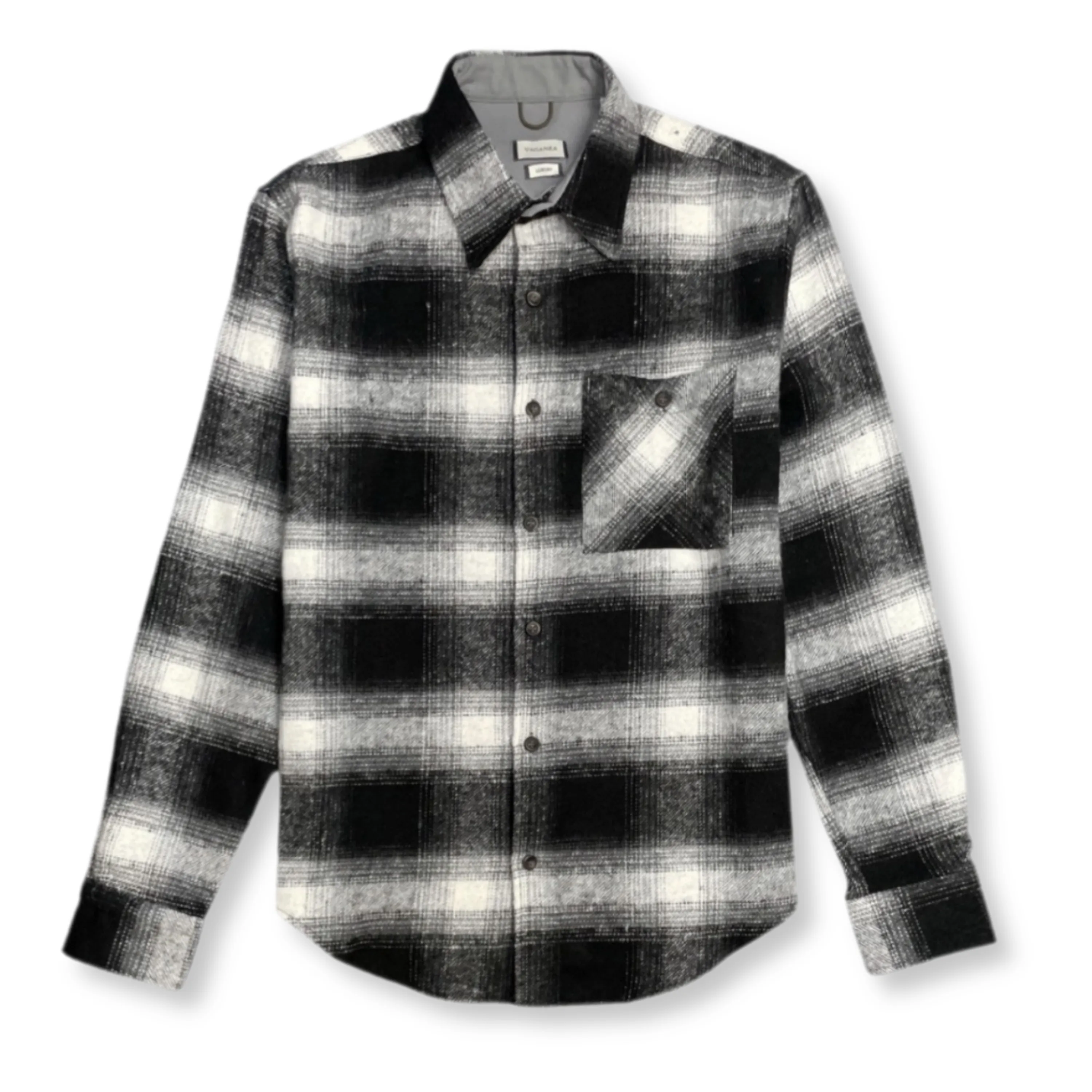 Valero Plaid Flannel Shirt Saga Vibe Lightweight Material