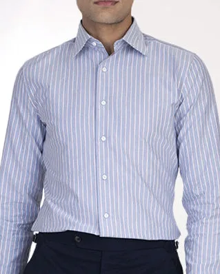 Red White Stripes on Blue Oxford Stylish Appearance Winter Essentials