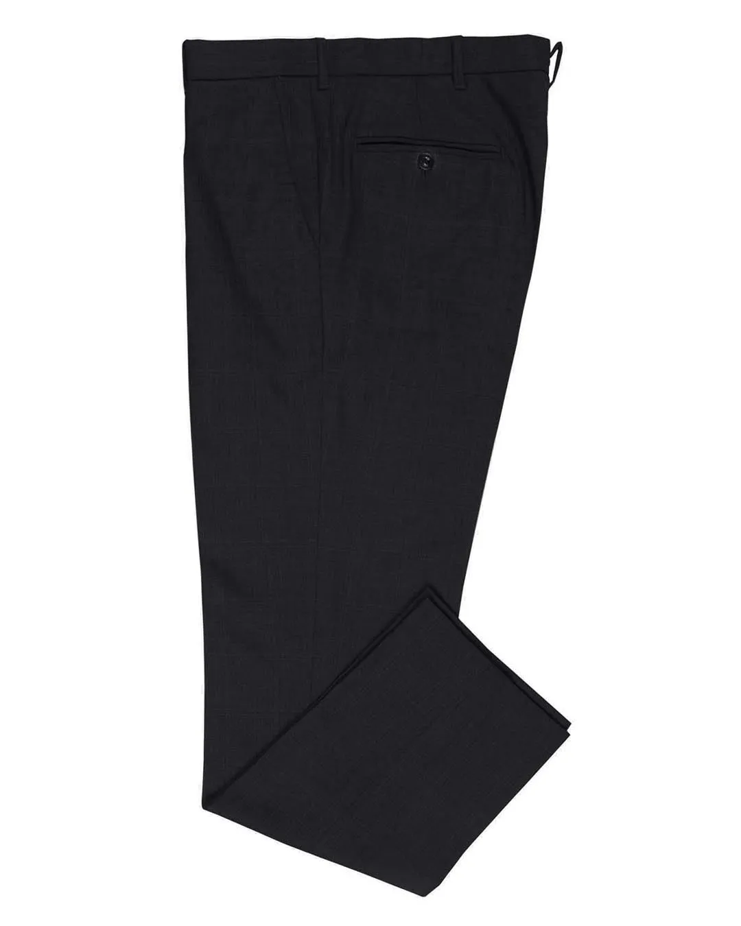 Drago: Super 160s Charcoal Prince of Wales Checks ExpandableSidePanels