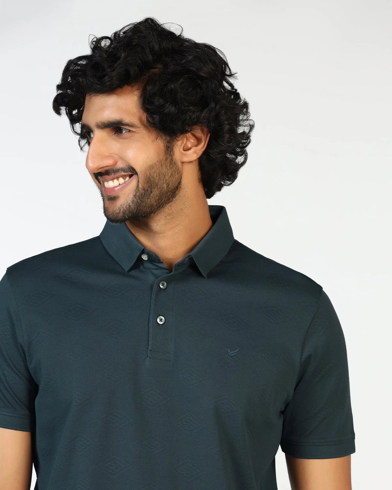 Beetle Textured Polo - Wayne AntiPilling Technology Micro Perforated Fabric