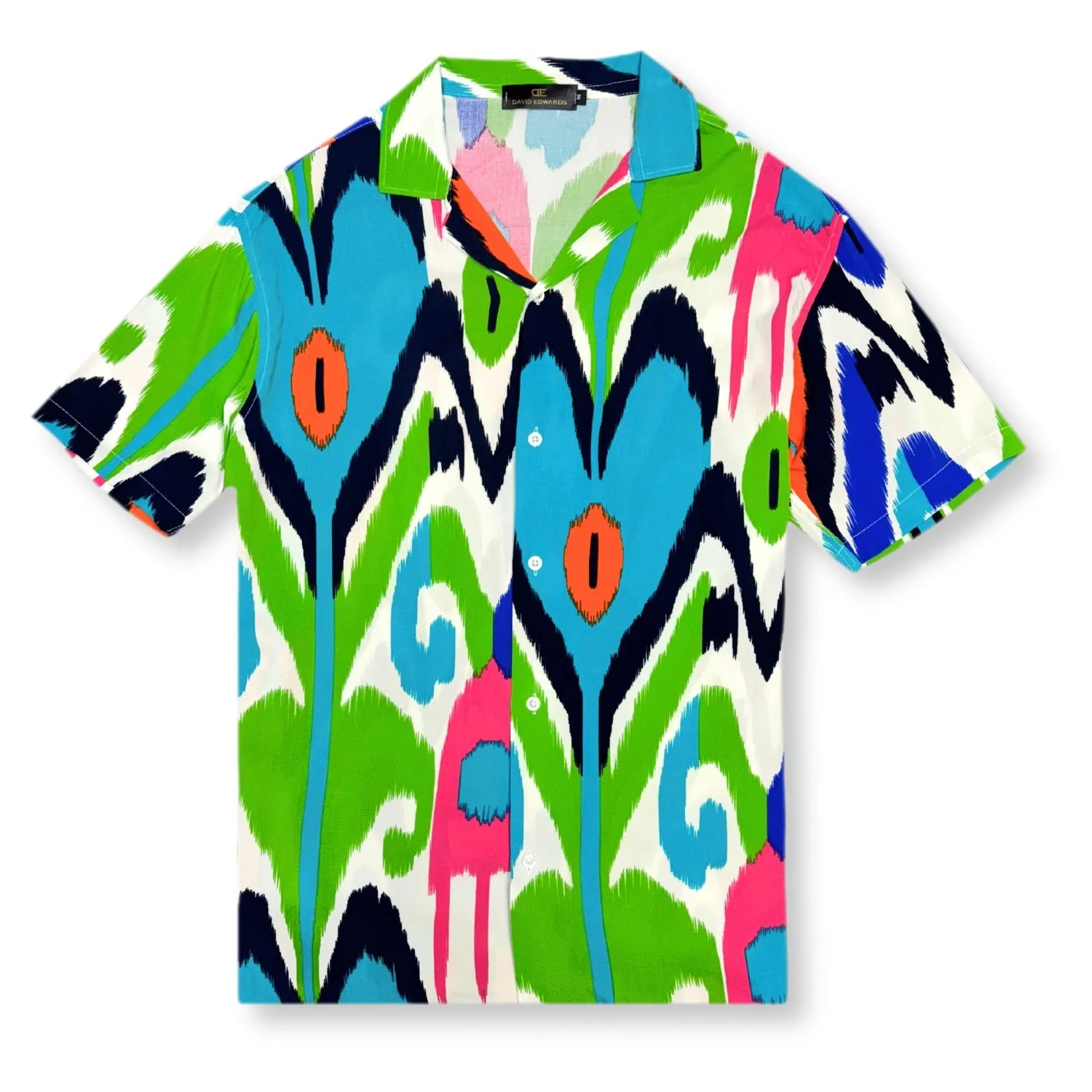 warm glow Daze Tropical Resort Revere Collar Shirt