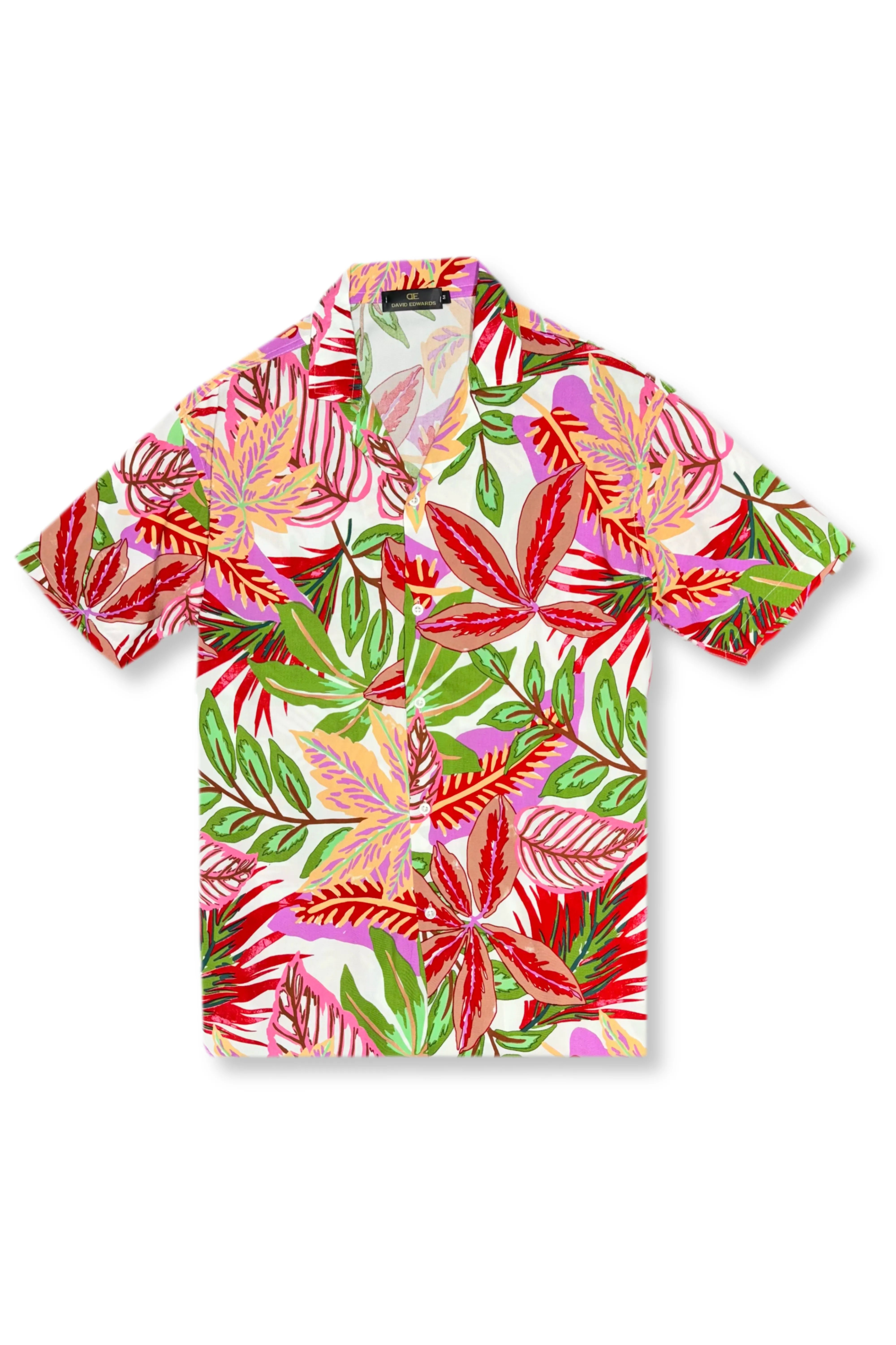 Debois Tropical Resort Revere Collar Shirt SnagResistant Weave