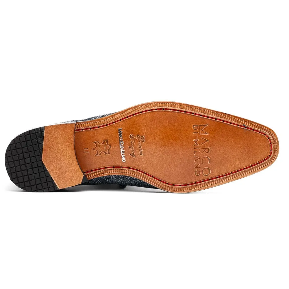 Refined Shape Leather Upper Pannuci Black