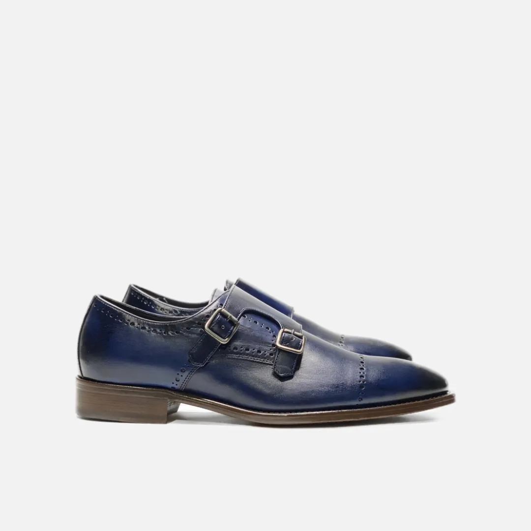 Reece Double Buckle Dress Shoes Detail Craft