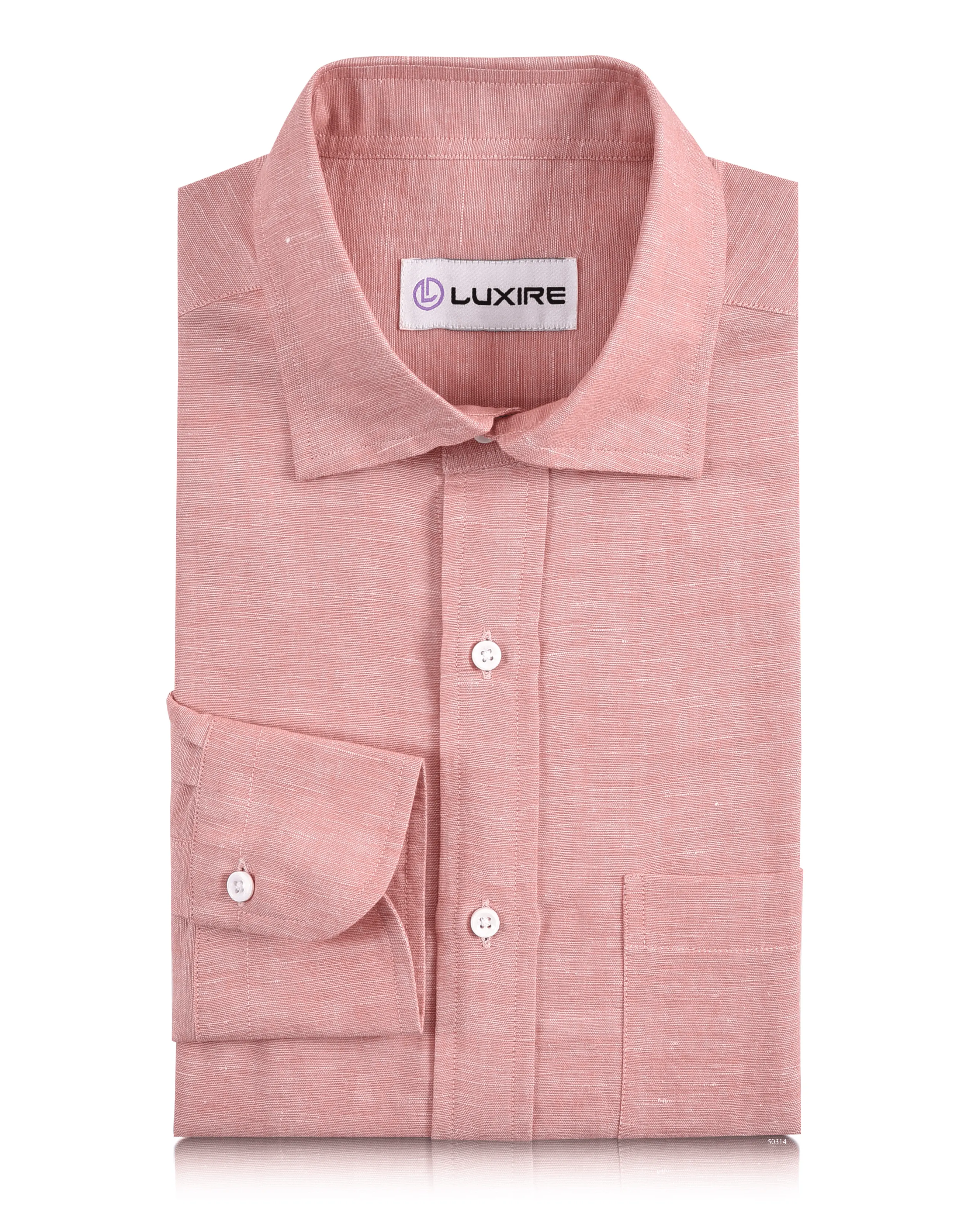 Vegan Mood Cotton Linen: Plain Red Chambray